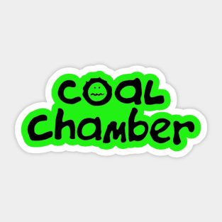 coal chamber smiley band log Sticker